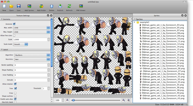 TexturePacker Mac