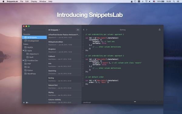 SnippetsLab for Mac