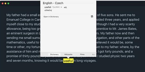 Dictionaries Mac