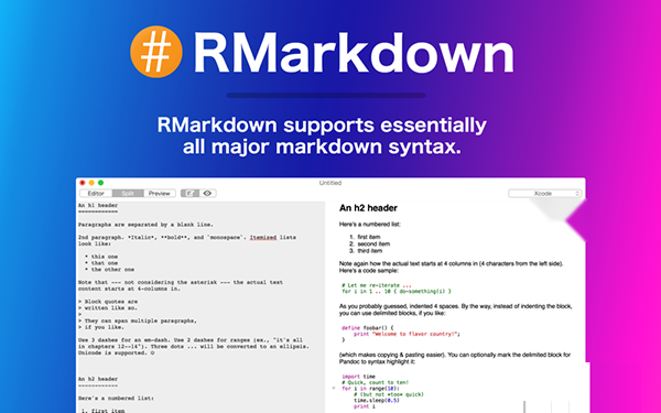 RMarkDown Mac