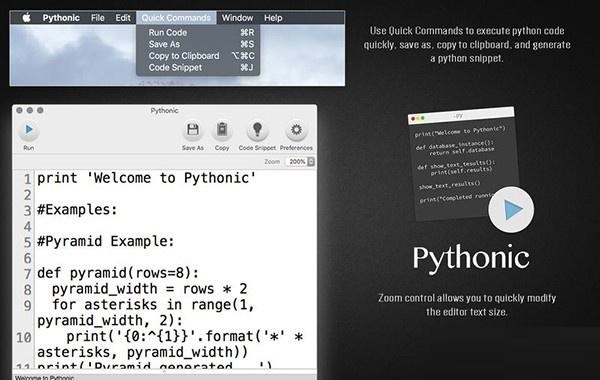 Pythonic for Mac