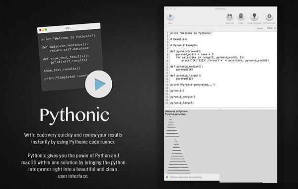 Pythonic for Mac