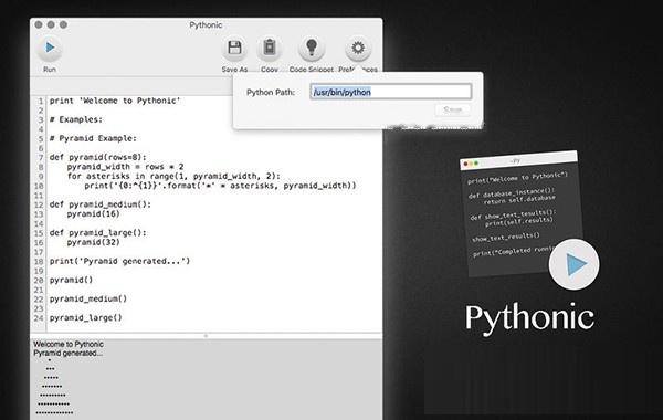 Pythonic for Mac