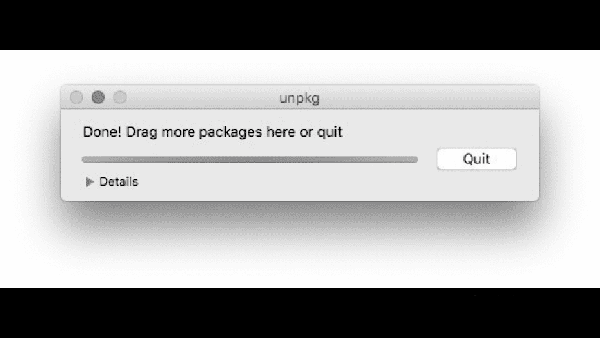 unpkg for mac