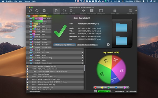 TreeSize for Mac截圖