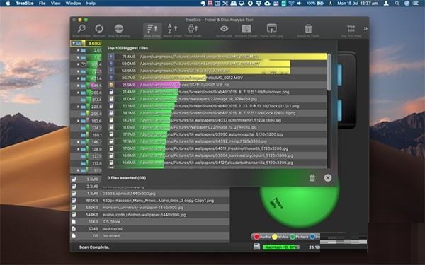 TreeSize for Mac截圖
