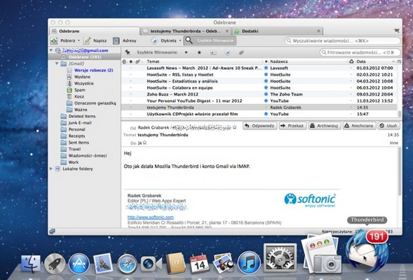 Thunderbird for Mac