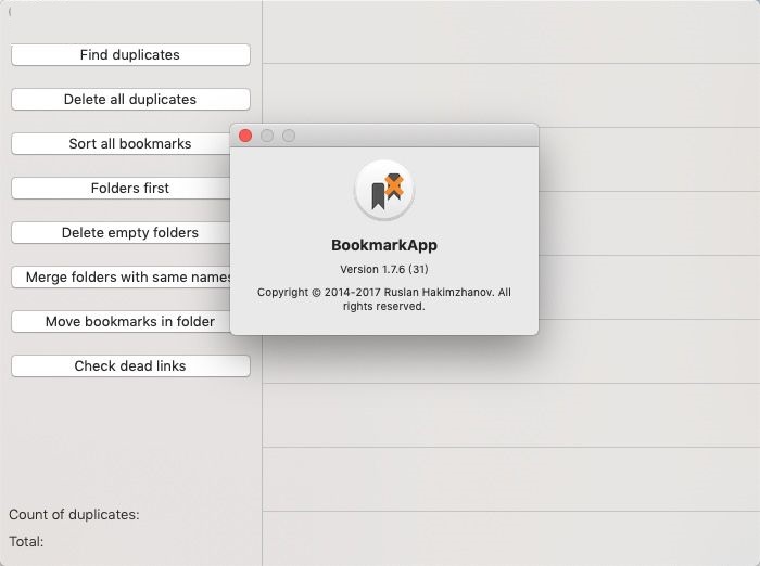 BookmarkApp for Mac