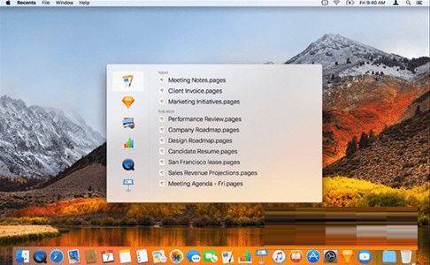 Recents for Mac