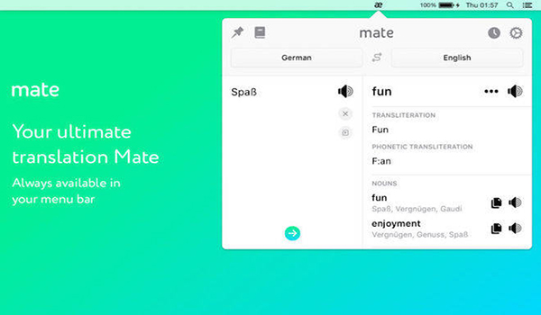 Mate Translate for Mac