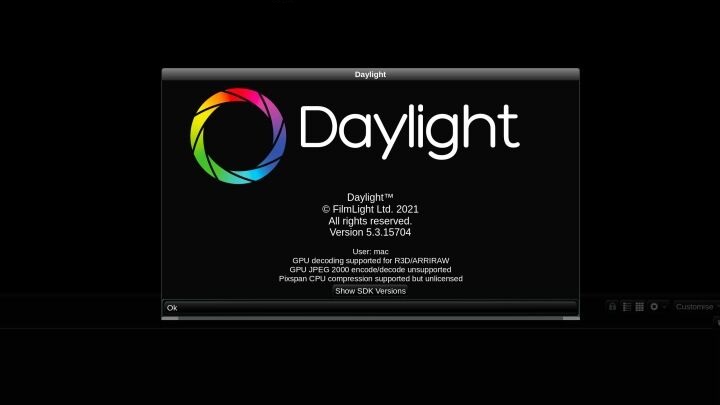 FilmLight Daylight for Mac