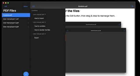 PDF合并器Mac截图