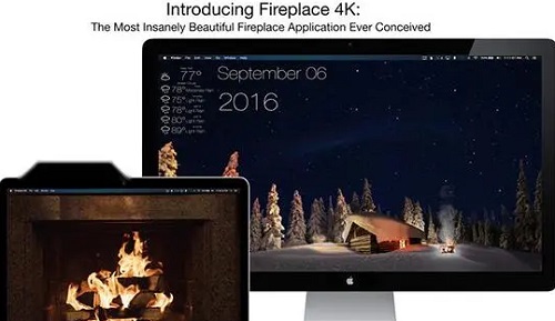 Fireplace 4K Mac