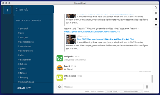 Rocket Chat Mac