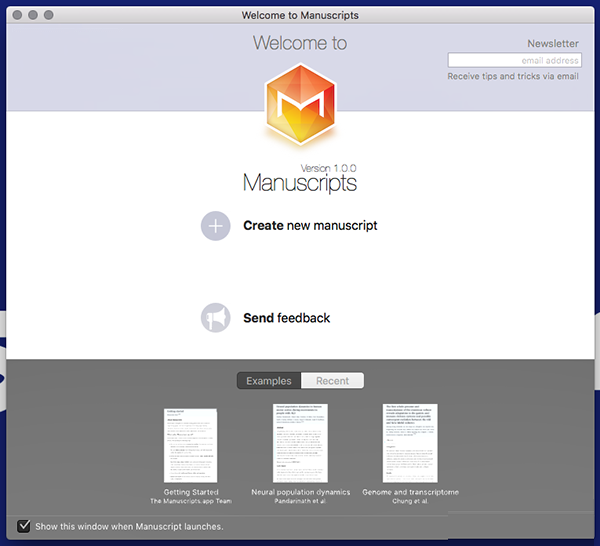Manuscripts Mac