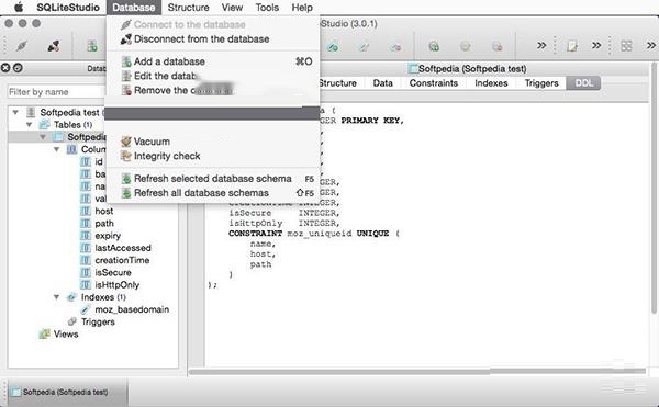 SQLiteStudio for Mac截图