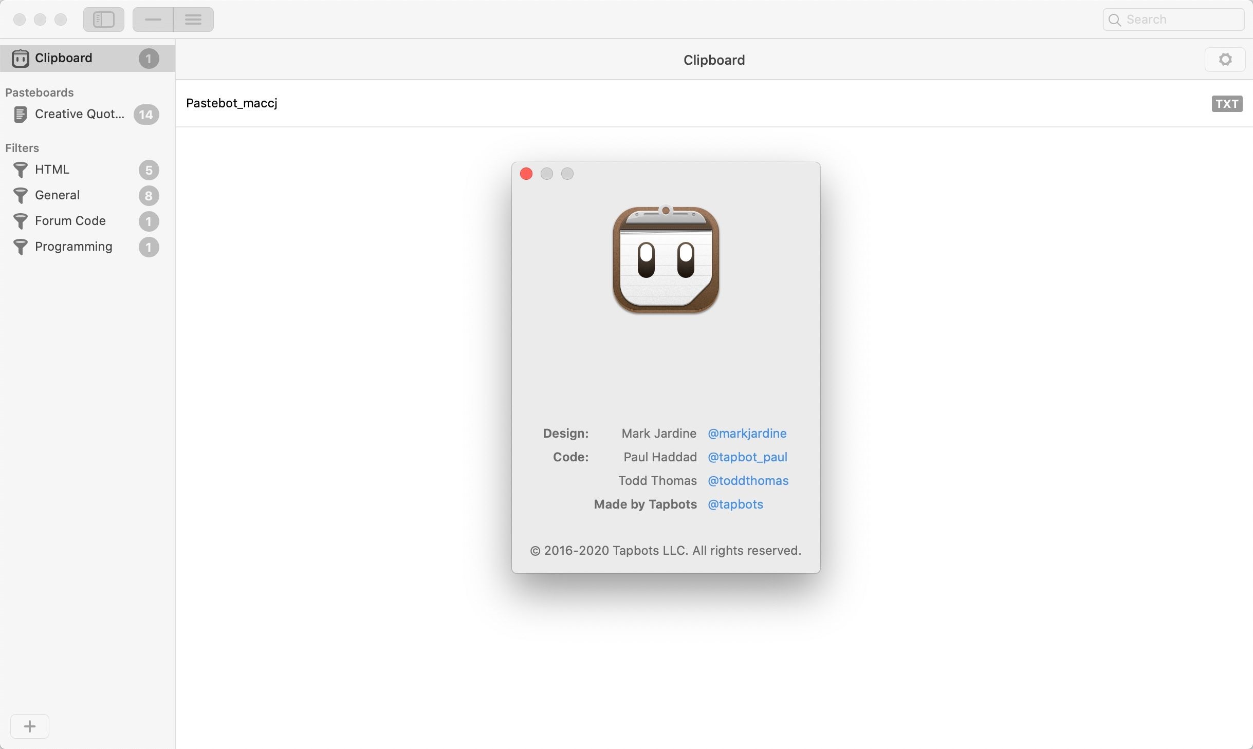 pastebot for mac