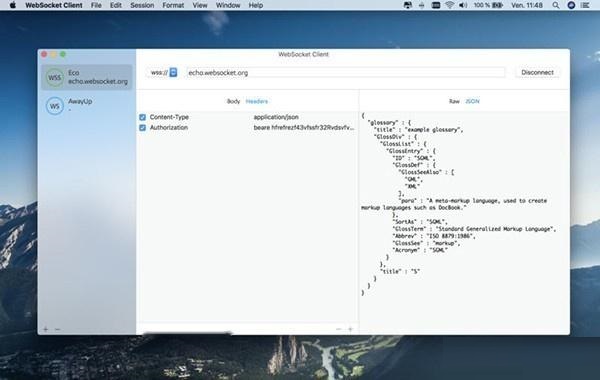 WebSocket Client for Mac