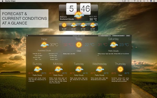 weather widget mac