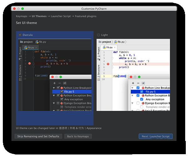 PyCharm CE for mac