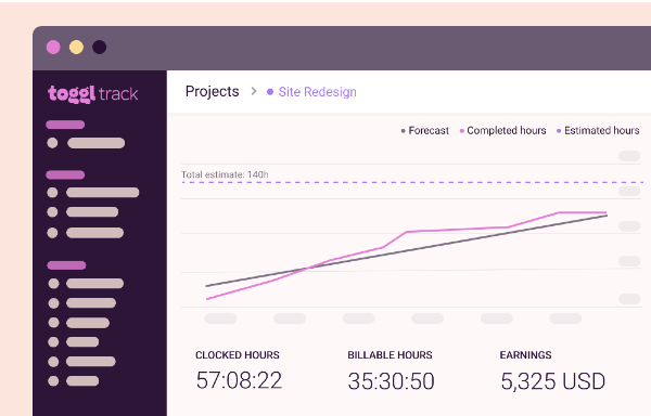 Toggl Track for Mac