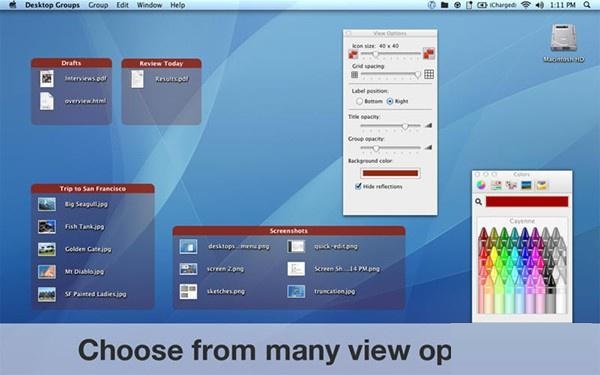 Desktop Groups Mac