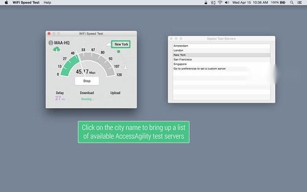 WiFi Speed Test Mac