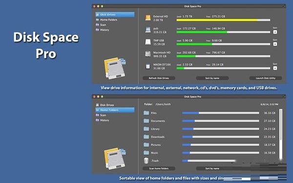 Disk Space for mac