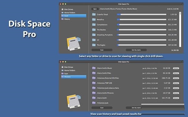 Disk Space for mac