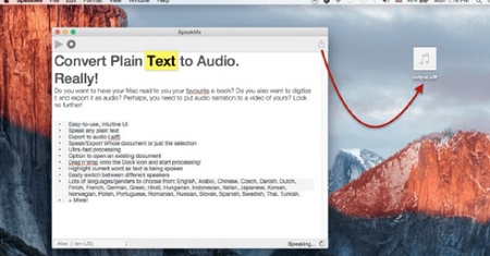 Speak2Me Mac