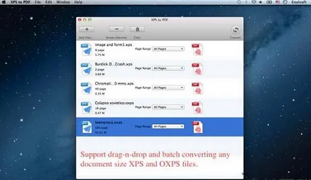 XPS to PDF Mac