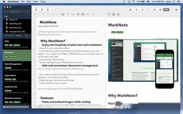 MarkNote Mac截图