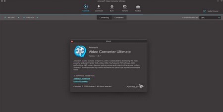 Aimersoft Video Converter Ultimate Mac