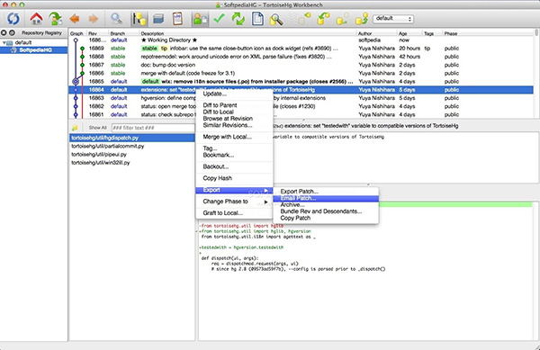 TortoiseHg for mac