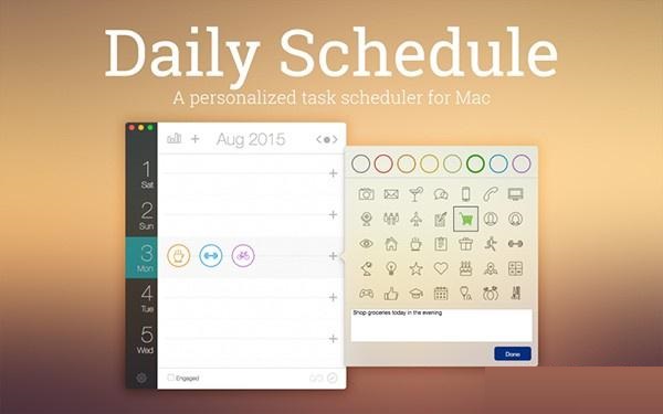 Daily Schedule Mac