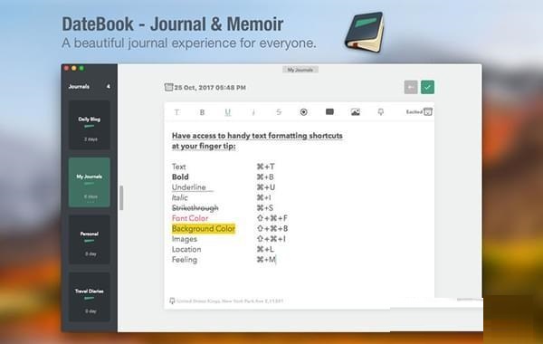 DateBook Mac