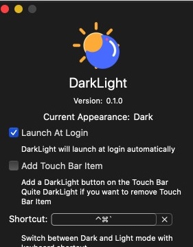 Darklight Mac