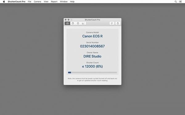 ShutterCount Pro Mac