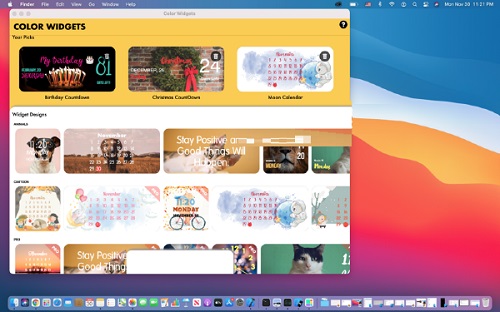 Color Widgets Mac