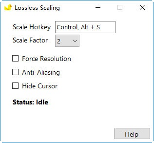 Lossless Scaling