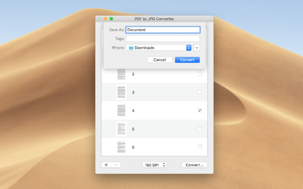 PDF to JPG Converter Mac