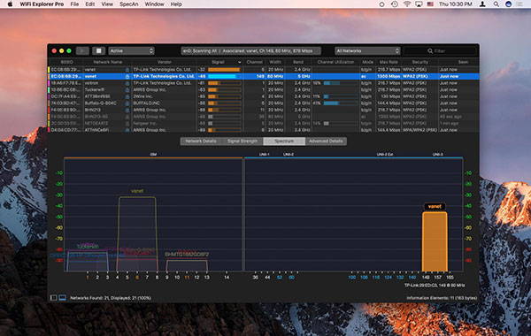 WiFi Explorer Pro MAC