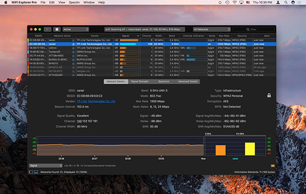 WiFi Explorer Pro MAC