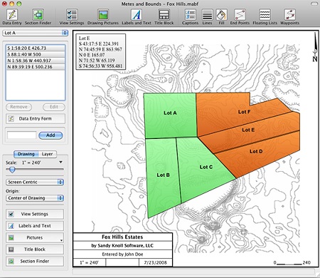 Metes and Bounds Mac