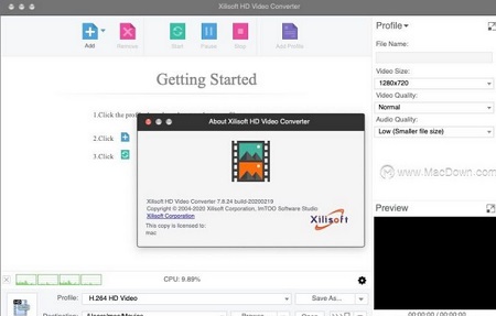 Xilisoft video converter Mac