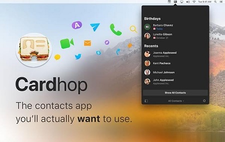 Cardhop download the last version for mac