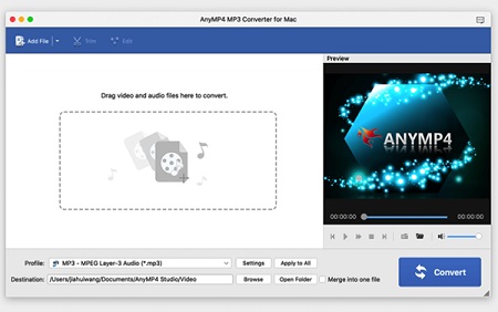 AnyMP4 MP3 Converter Mac