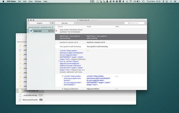 Xliff Editor Mac