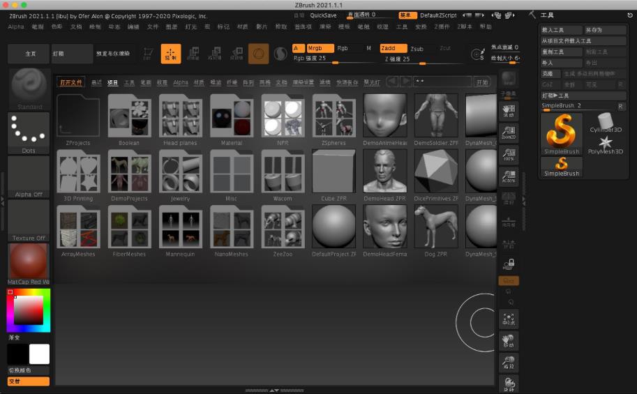 ZBrush 2021 MAC