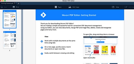 Movavi PDF Editor Mac